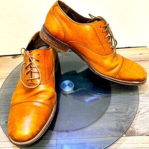 Cole Haan Grand OS Harrison Cap Toe Leather Dress Shoes Brown Men’s 8 M C12337